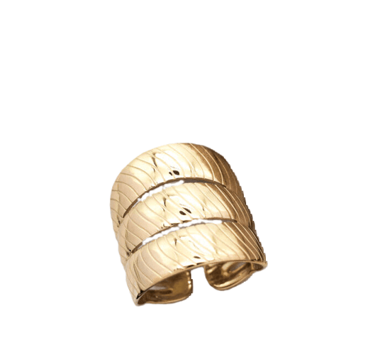 Ioan Ατσάλινo δαχτυλίδι - Lilah jewellery boutique