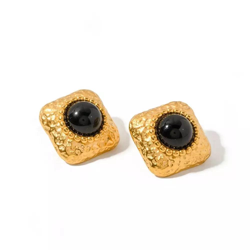 Ellie ατσάλινα σκουλαρίκια - Lilah jewellery boutique