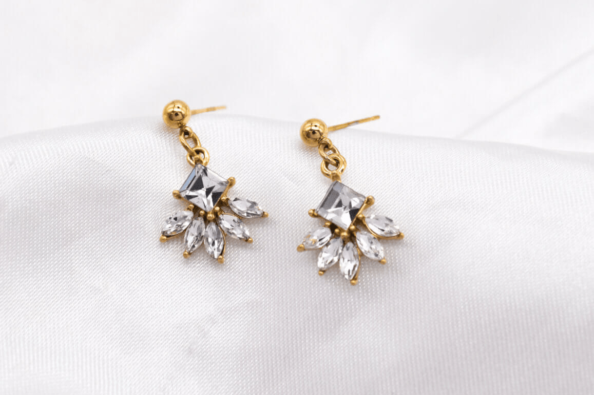 Aurora Ατσάλινα σκουλαρίκια - Lilah jewellery boutique