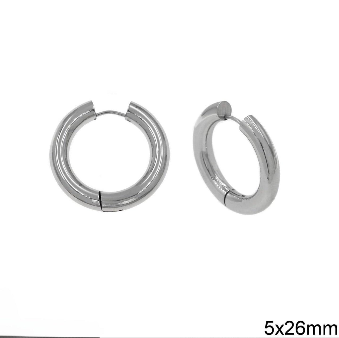 Σκουλαρίκια κρίκοι little hoop - Lilah jewellery boutique