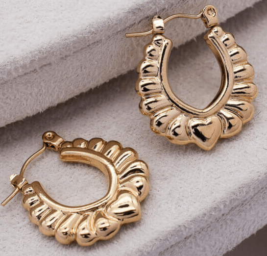 Gabriella Ατσάλινα σκουλαρίκια - Lilah jewellery boutique
