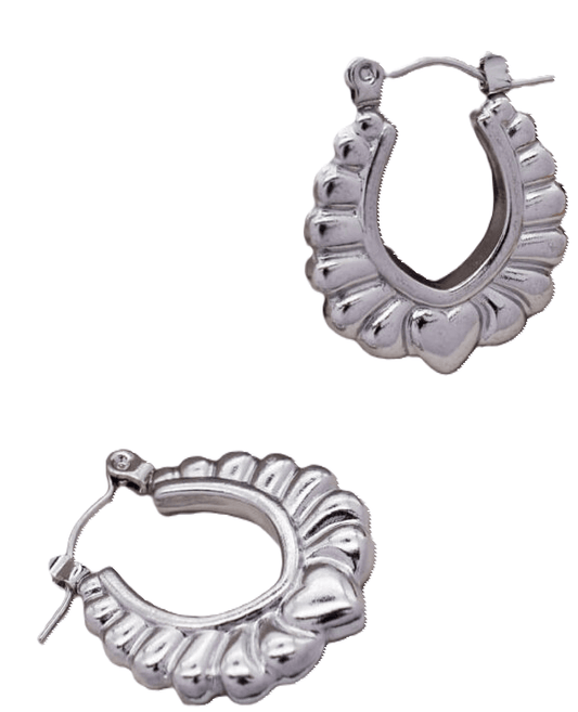 Gabriella Ατσάλινα σκουλαρίκια - Lilah jewellery boutique