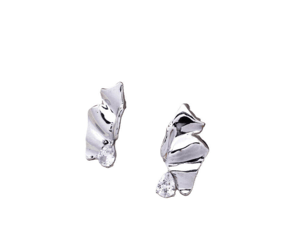 Sparkle Ατσάλινα σκουλαρίκια - Lilah jewellery boutique