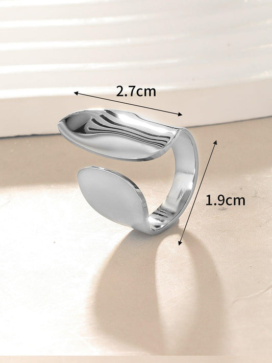 Ατσάλινo δαχτυλίδι Shivani - Lilah jewellery boutique