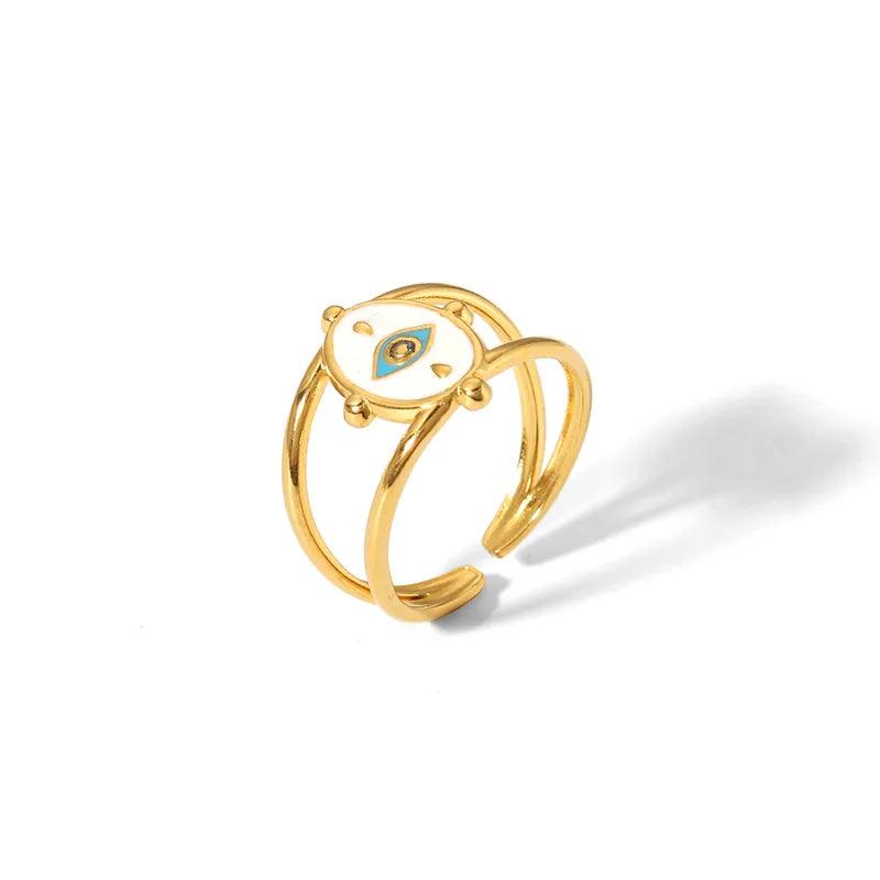 Ατσάλινo δαχτυλίδι Kehlani - Lilah jewellery boutique