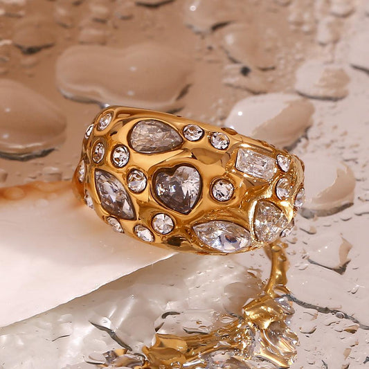 Merida Ατσάλινo δαχτυλίδι - Lilah jewellery boutique