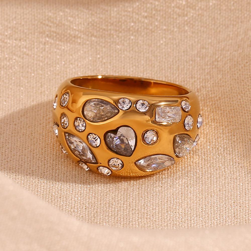 Merida Ατσάλινo δαχτυλίδι - Lilah jewellery boutique