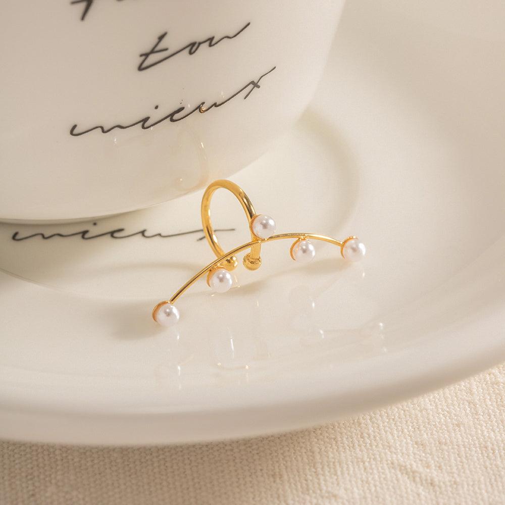 Ατσάλινo earcuff Bridget - Lilah jewellery boutique