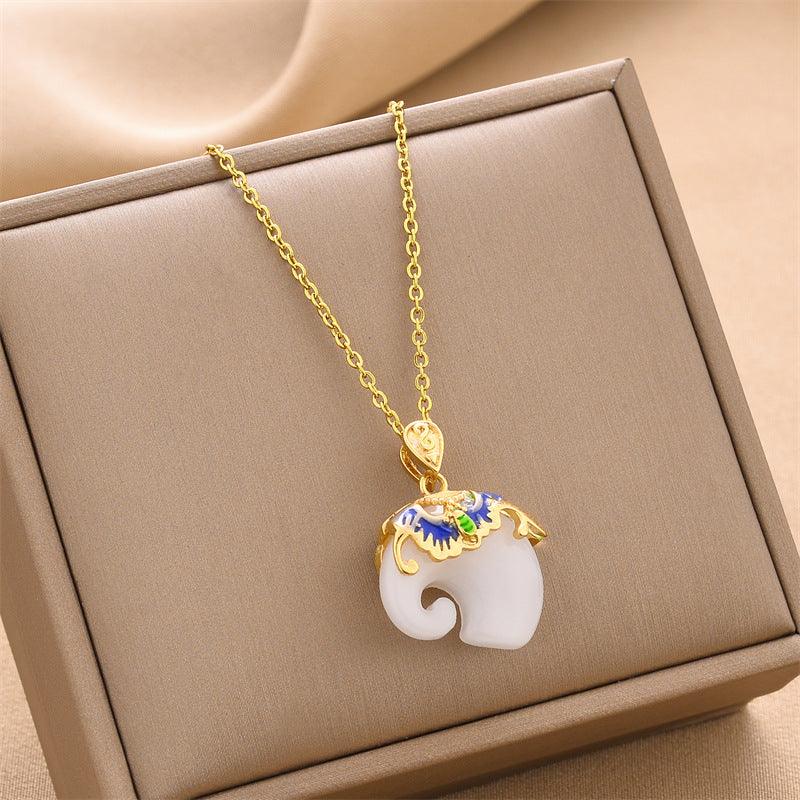 Ele Ατσάλινo Κολιέ - Lilah jewellery boutique