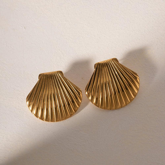 Ατσάλινα σκουλαρίκια Hawaii - Lilah jewellery boutique