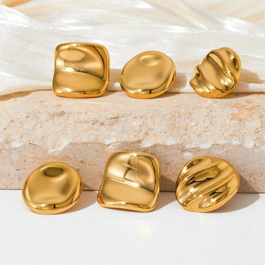 Ατσάλινα σκουλαρίκια Eira - Lilah jewellery boutique