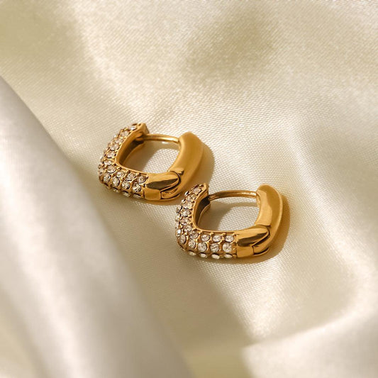 Ατσάλινα σκουλαρίκια Britney - Lilah jewellery boutique