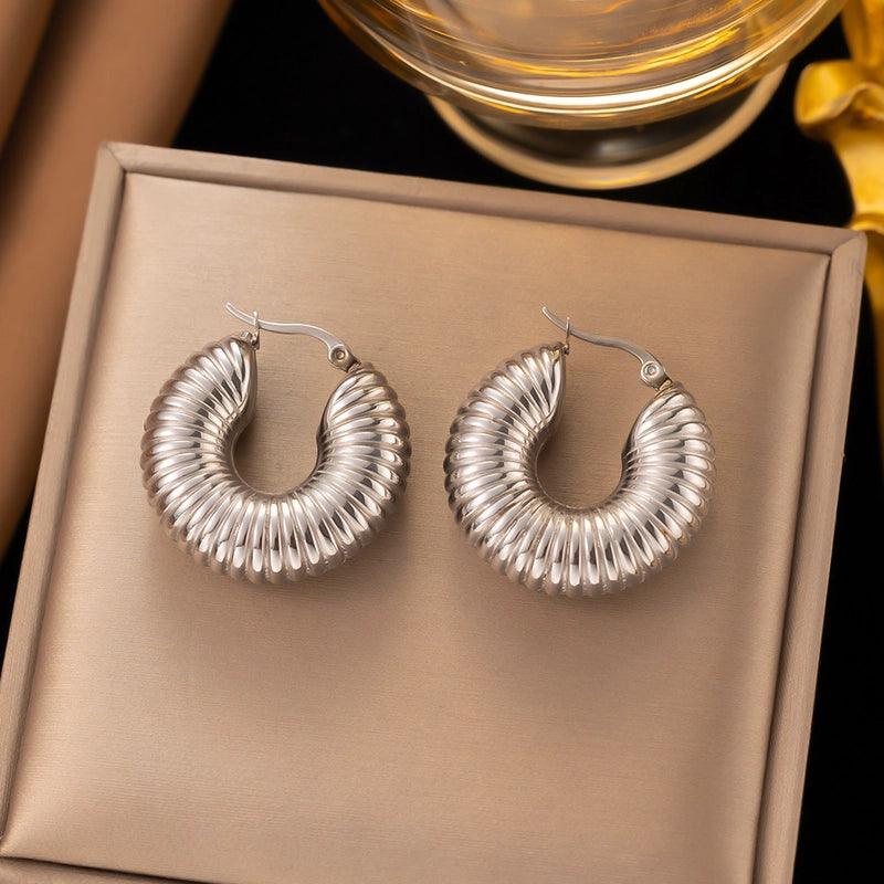 Ατσάλινα σκουλαρίκια Marni - Lilah jewellery boutique