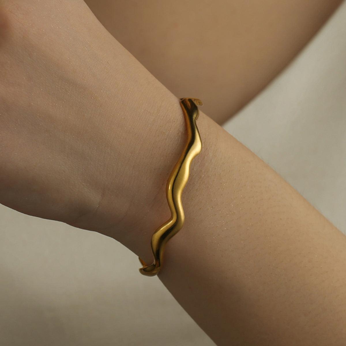 Ατσάλινo βραχιόλι Casablanca - Lilah jewellery boutique
