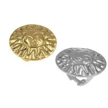 Helios Ατσάλινο Δαχτυλίδι - Lilah jewellery boutique