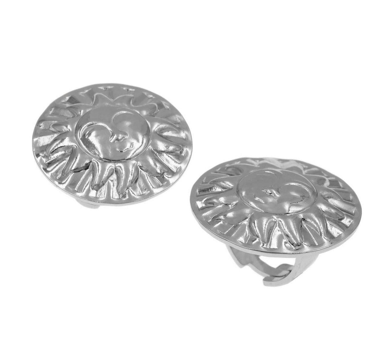 Helios Ατσάλινο Δαχτυλίδι - Lilah jewellery boutique
