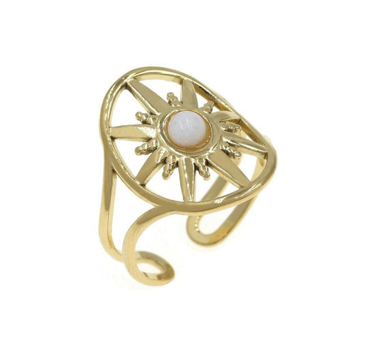 Bright Ατσάλινο δακτυλίδι - Lilah jewellery boutique