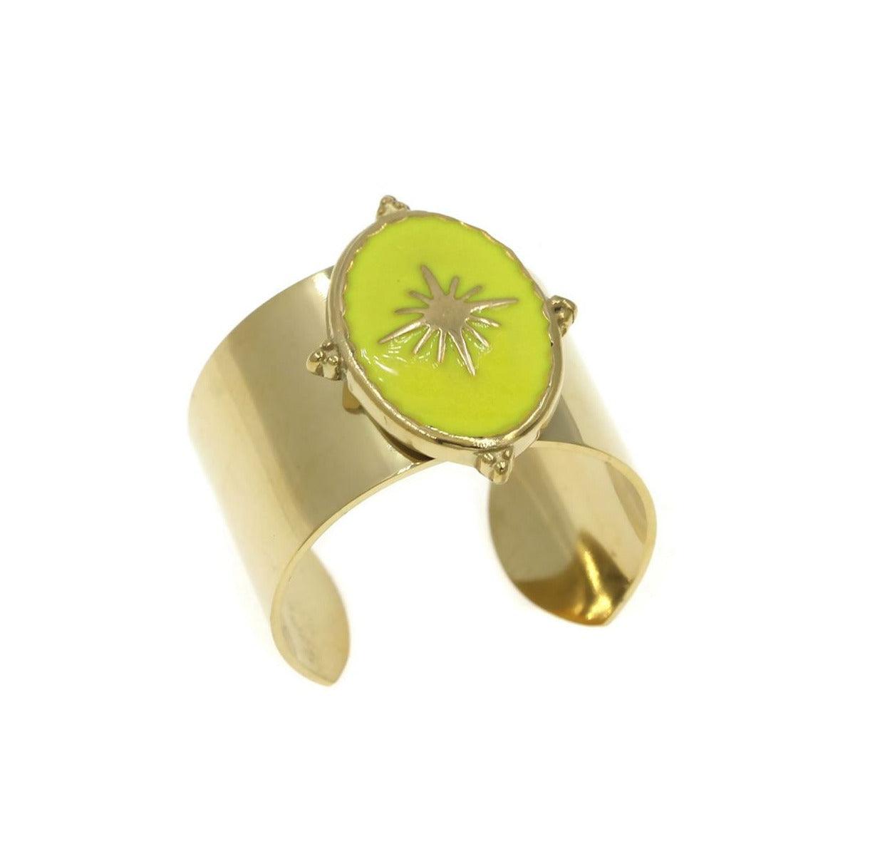 Stary Ατσάλινο δαχτυλίδι - Lilah jewellery boutique
