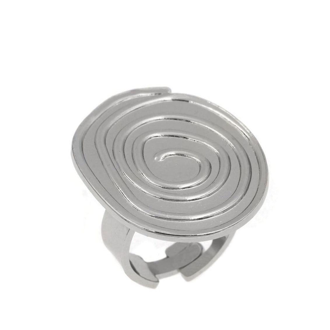 Spira Ατσάλινο Δαχτυλίδι οβάλ - Lilah jewellery boutique