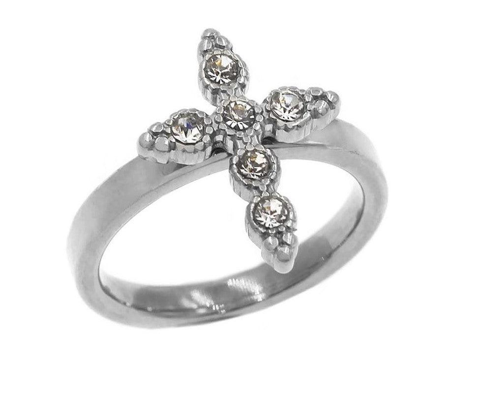 Sofia Ατσάλινο δαχτυλίδι - Lilah jewellery boutique