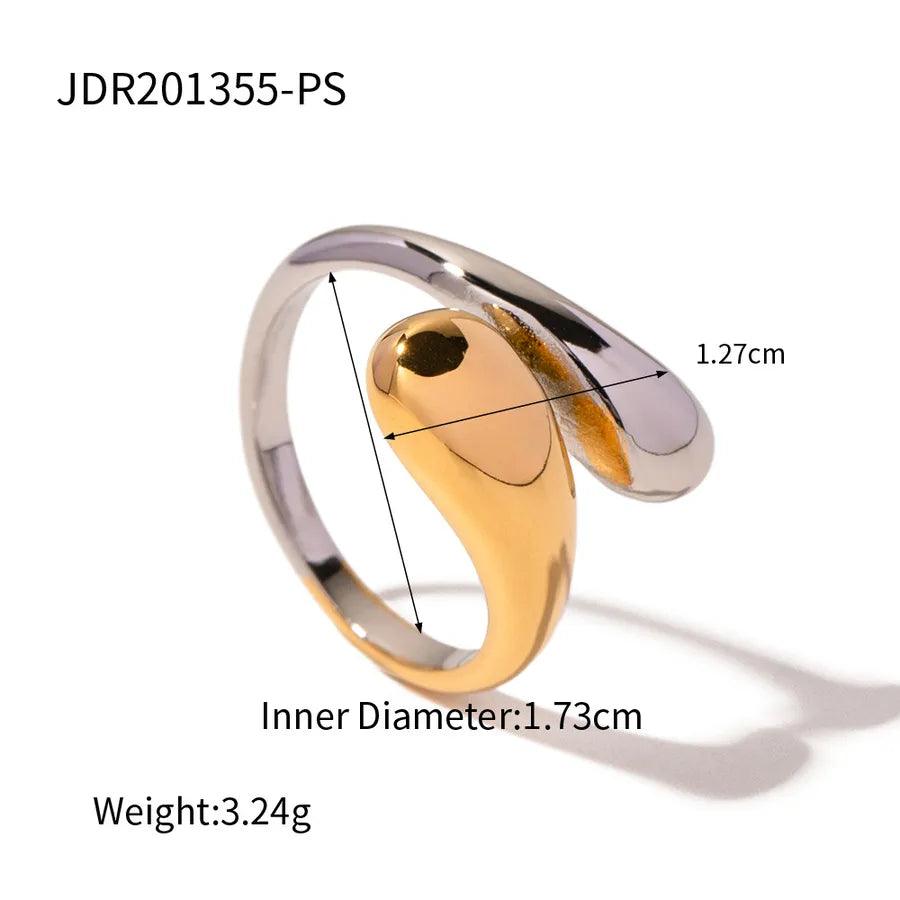 Jewelry Simple Style Classic Style Geometric 304 Stainless Steel Plating Rings - Lilah jewellery boutique