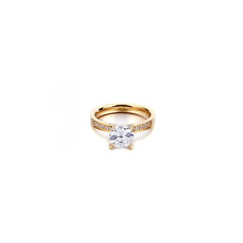 Titanium Steel 18K Gold Plated Korean Style Plating Geometric - Lilah jewellery boutique