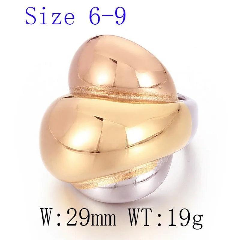 Stainless Steel 18K Gold Plated Fashion Geometric No Inlaid - Lilah jewellery boutique