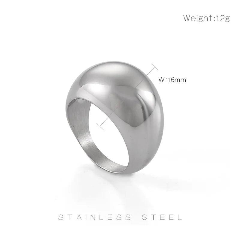 Stainless Steel 18K Gold Plated Fashion Geometric No Inlaid - Lilah jewellery boutique