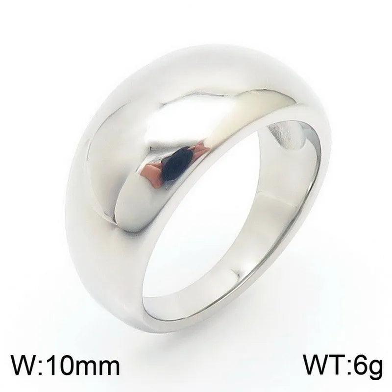 Stainless Steel 18K Gold Plated Fashion Geometric No Inlaid - Lilah jewellery boutique