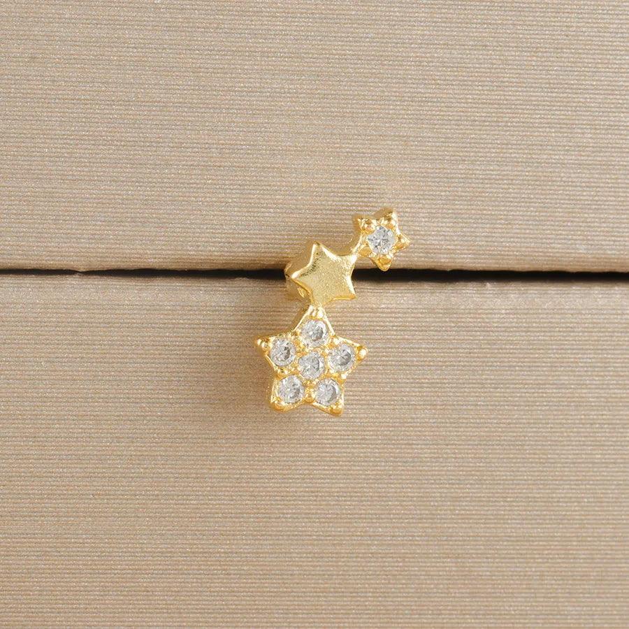 1 Piece Elegant Classic Style Geometric Bee Plating 304 Stainless Steel Artificial Pearls Zircon Drop Earrings Ear Studs - Lilah jewellery boutique