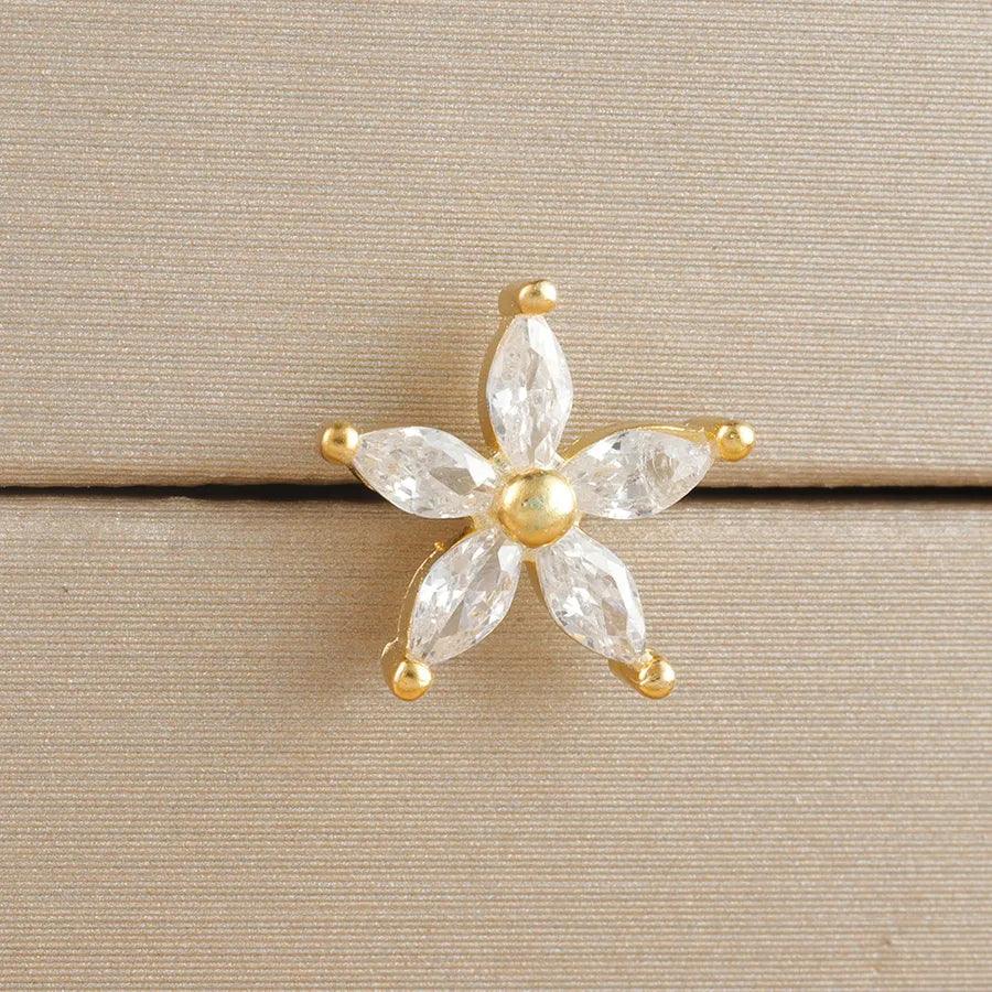 1 Piece Elegant Classic Style Geometric Bee Plating 304 Stainless Steel Artificial Pearls Zircon Drop Earrings Ear Studs - Lilah jewellery boutique