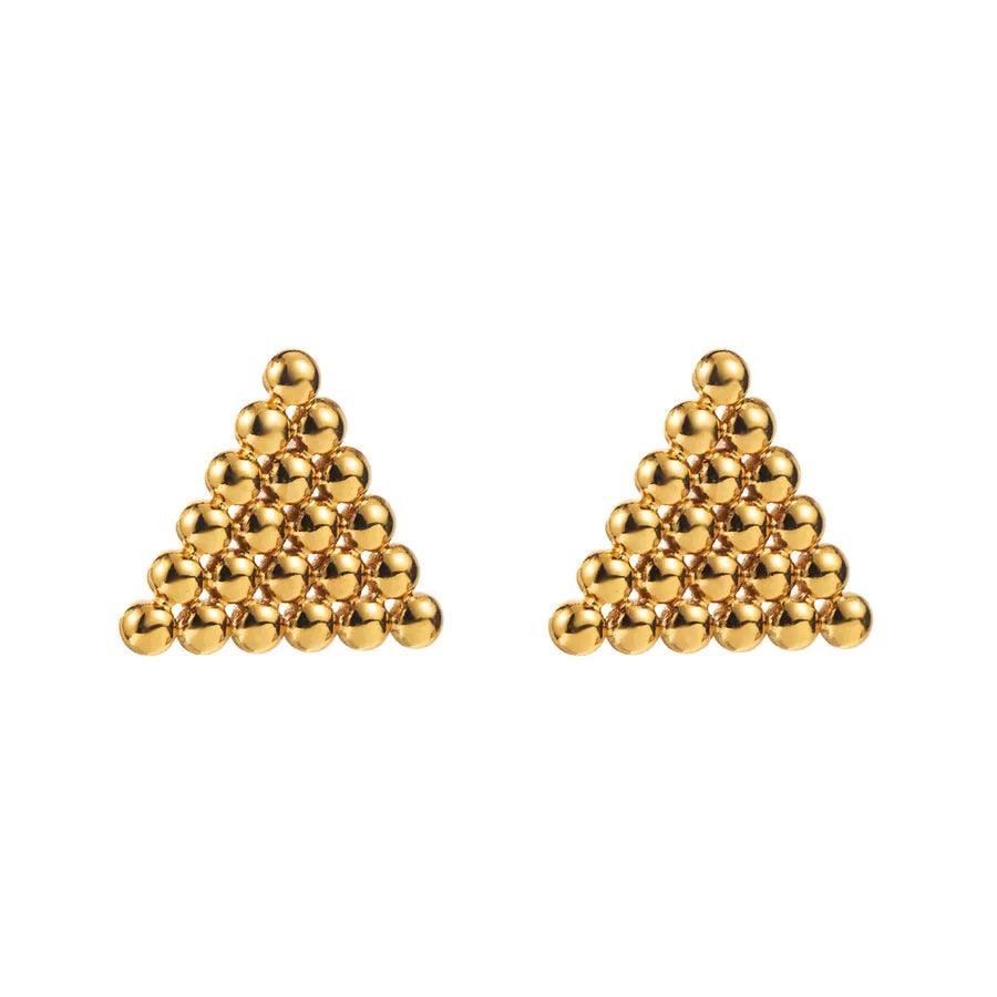 1 Pair Simple Style Commute Solid Color 304 Stainless Steel Ear Studs - Lilah jewellery boutique