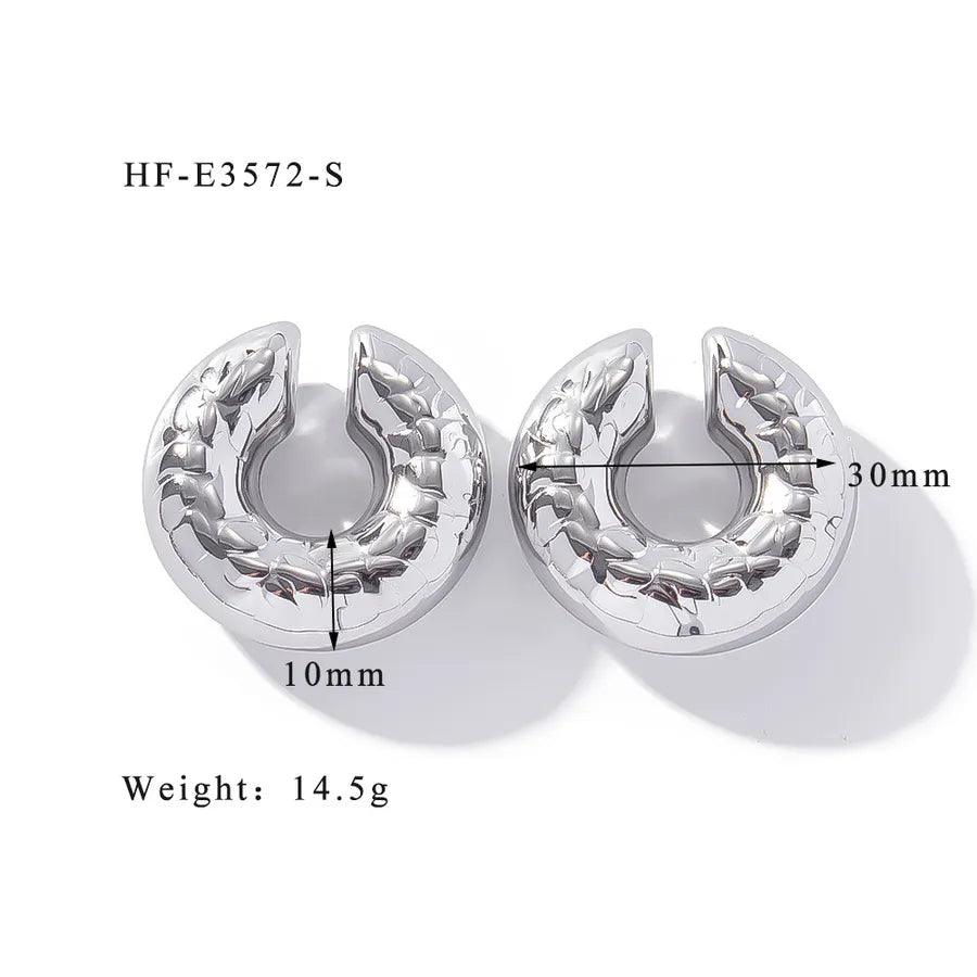 1 Piece Simple Style Classic Style Solid Color Plating 304 Stainless Steel Ear Cuffs - Lilah jewellery boutique