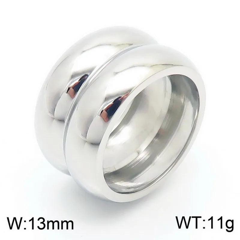 Stainless Steel 18K Gold Plated Fashion Geometric No Inlaid - Lilah jewellery boutique