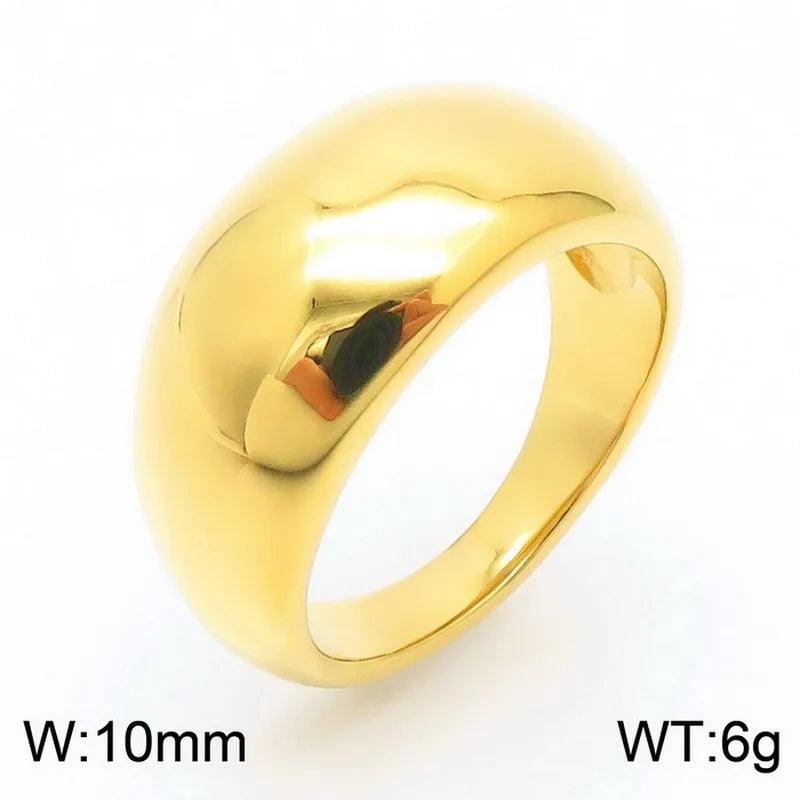 Stainless Steel 18K Gold Plated Fashion Geometric No Inlaid - Lilah jewellery boutique