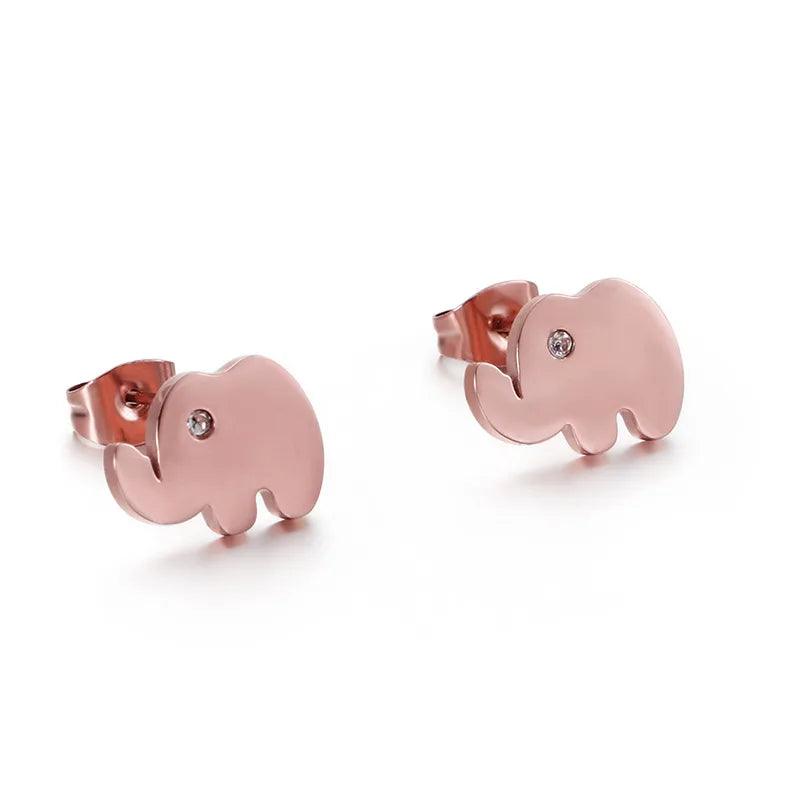 Animal Plating Titanium Steel 18K Gold Plated Earrings - Lilah jewellery boutique