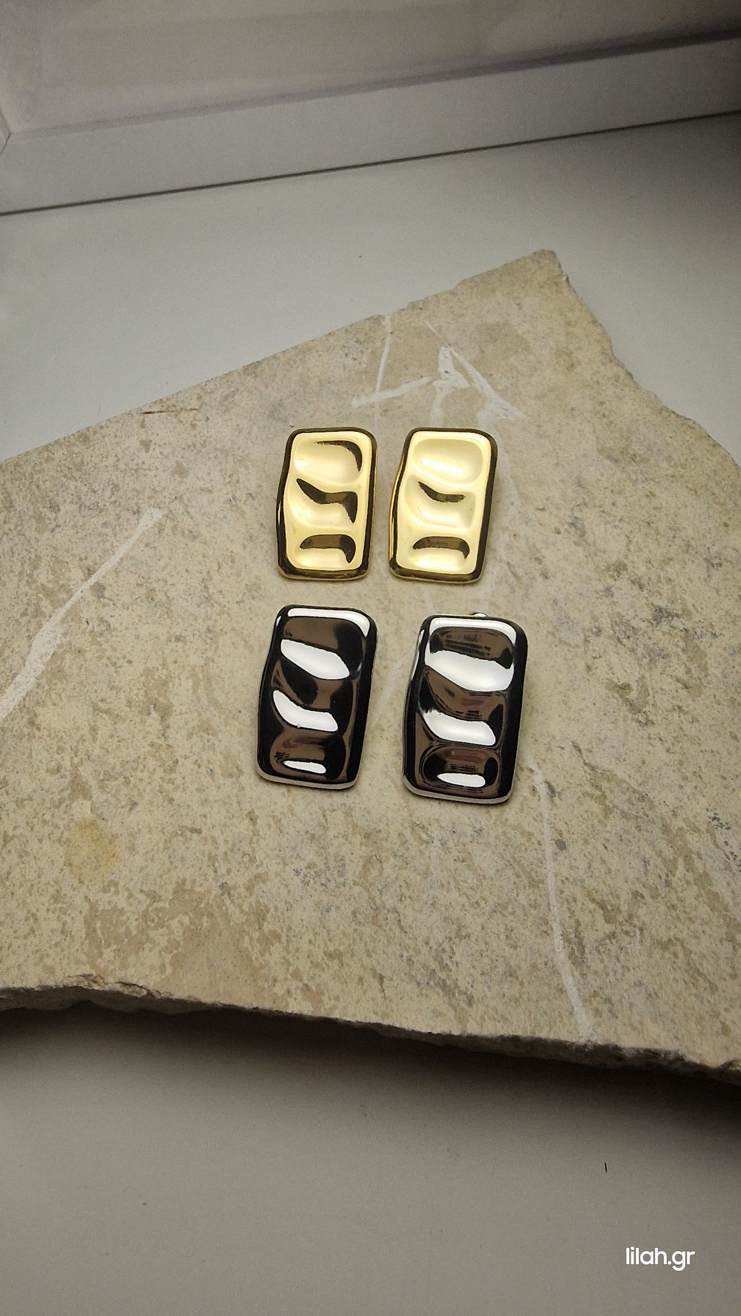 Hartley steel earrings