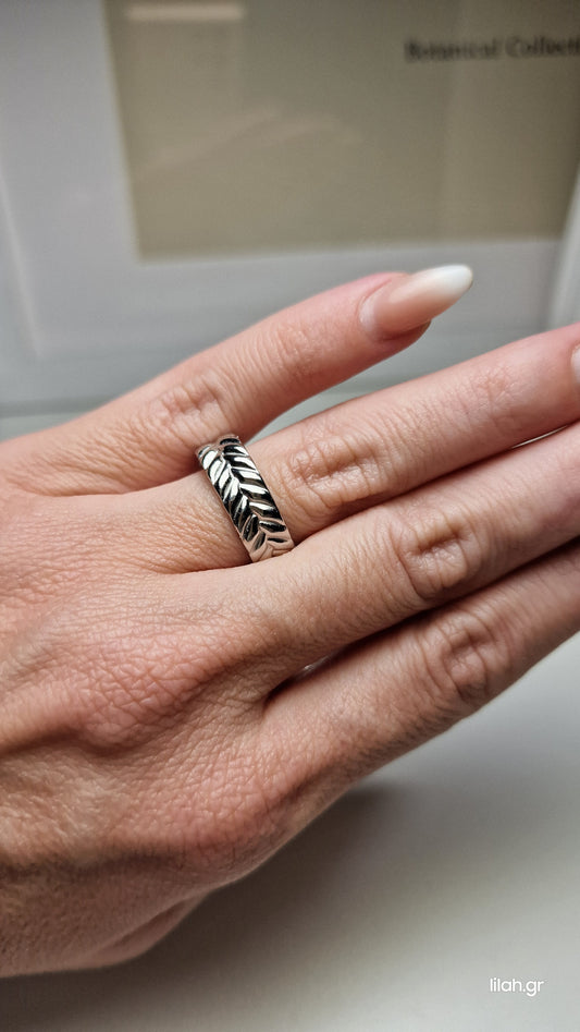 Δαχτυλίδι ανοξείδωτο ατσάλι #129