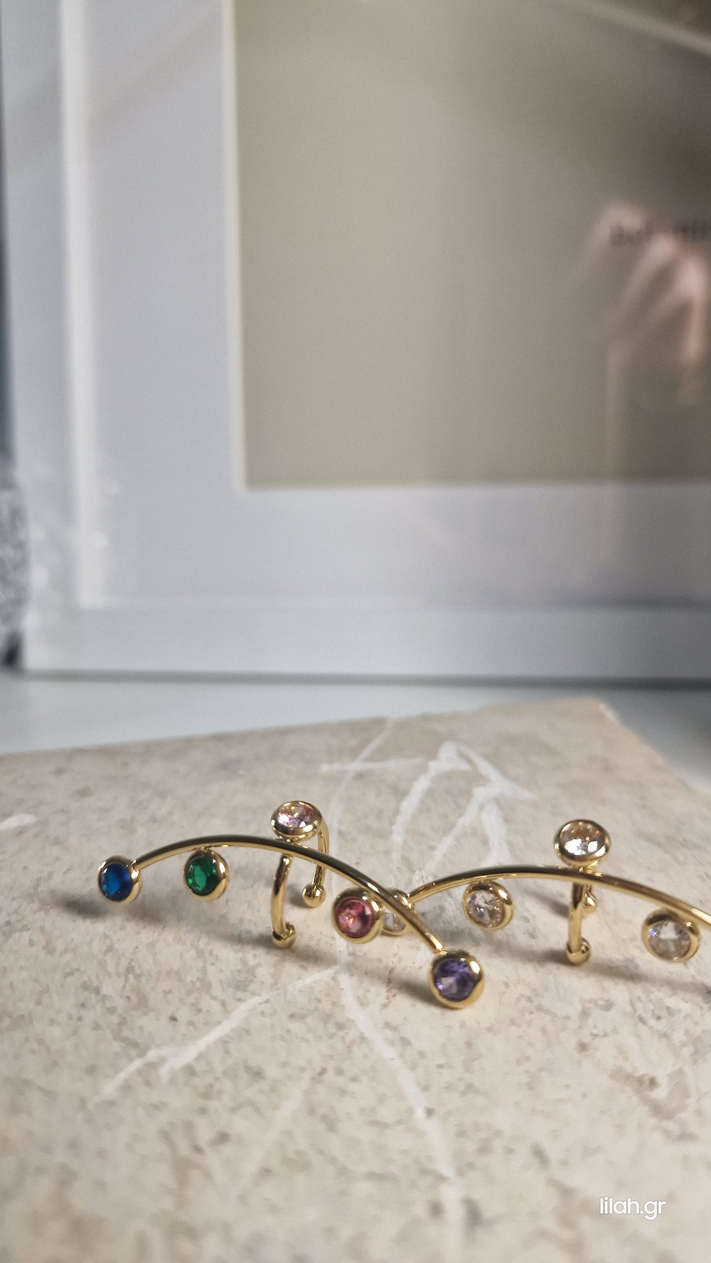 Bridget steel earcuff