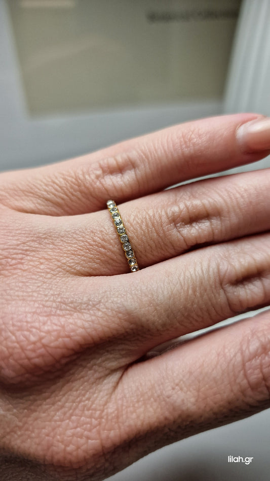 Δαχτυλίδι βέρα ανοξείδωτο ατσάλι #116