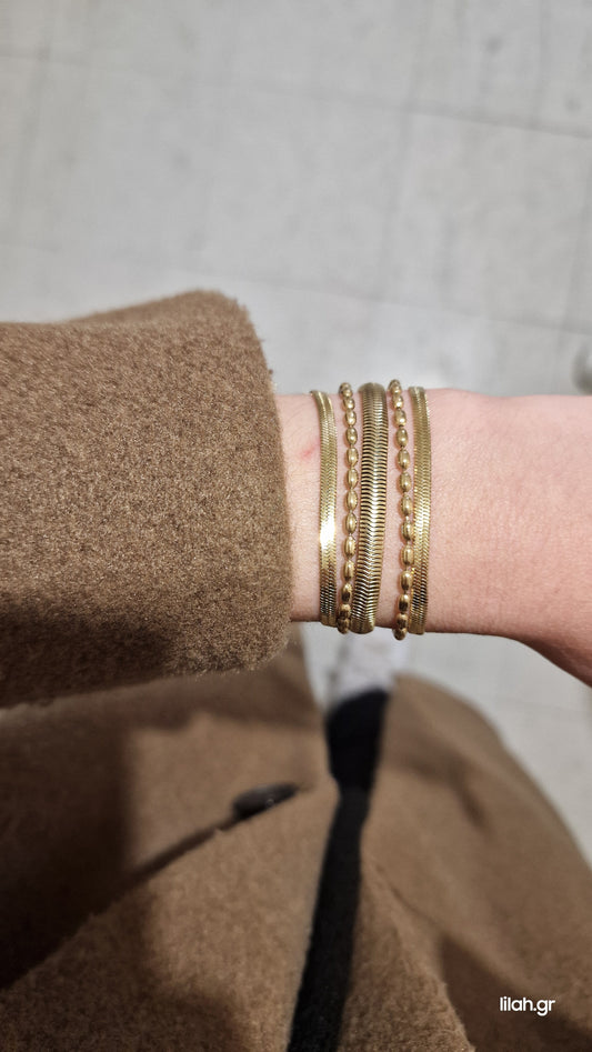 Ατσάλινo βραχιόλι Cuba