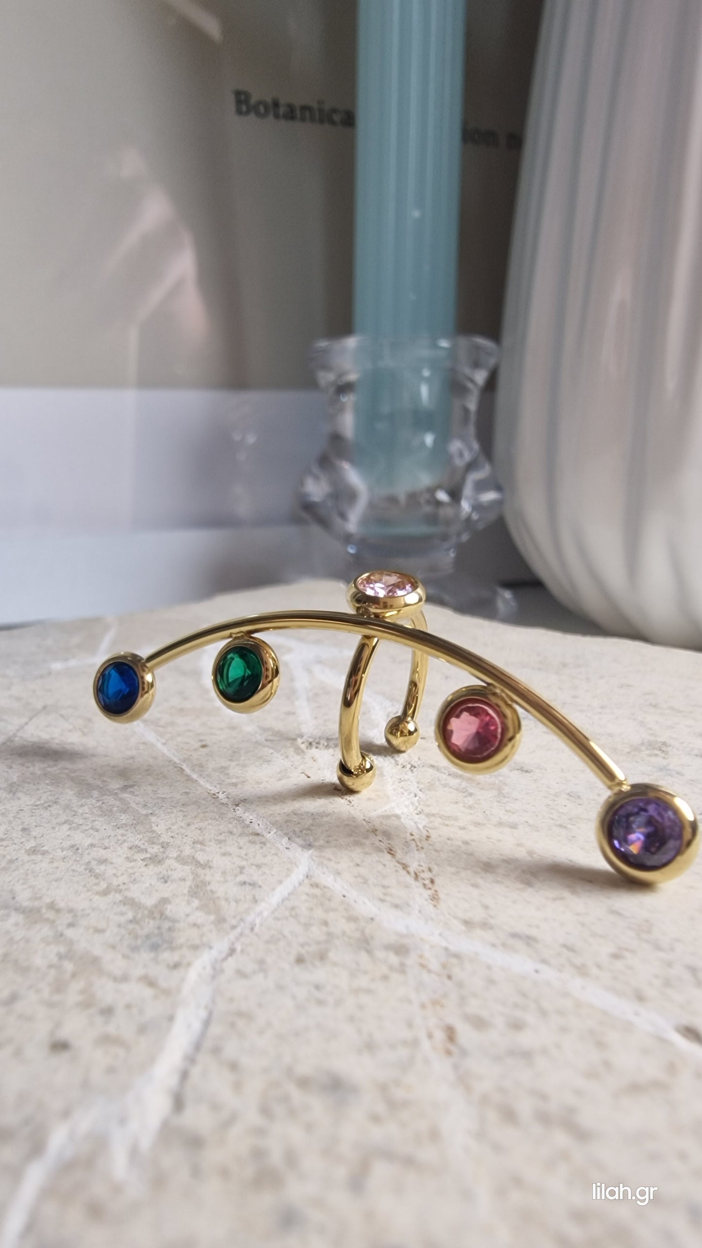 Bridget steel earcuff