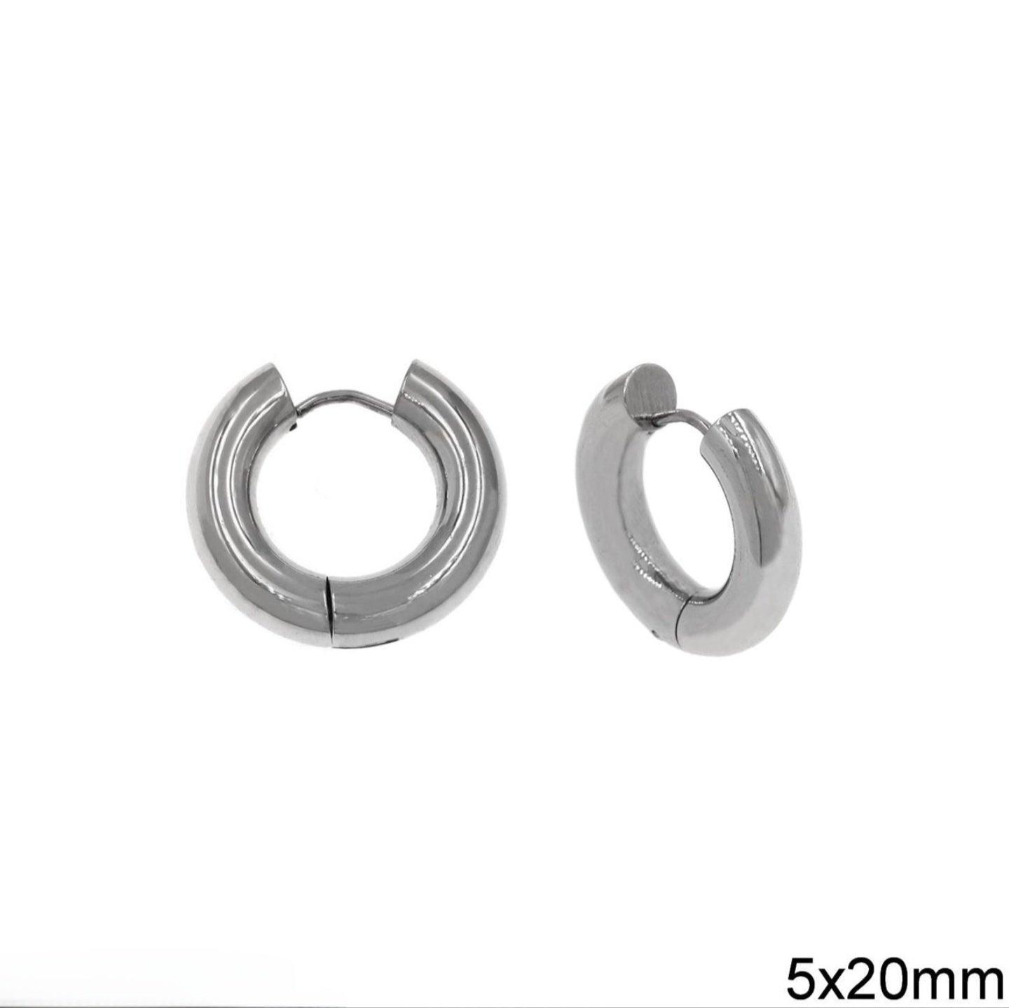 Σκουλαρίκια κρίκοι little hoop - Lilah jewellery boutique