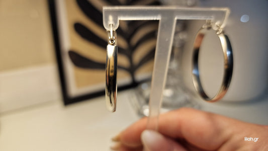 Κρίκοι ανοξείδωτο ατσάλι σε 2 χρώματα LH818