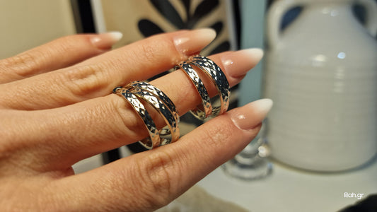 Σκουλαρίκια κρίκοι ανοξείδωτο ατσάλι #147