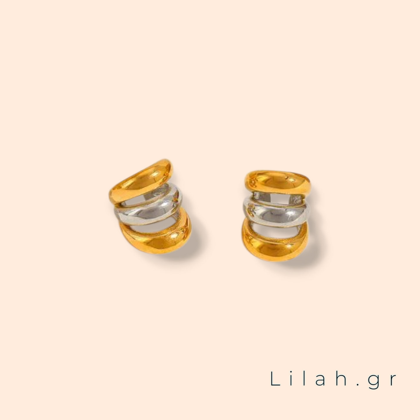 Ear cuffs από ανοξείδωτο ατσάλι LH1058