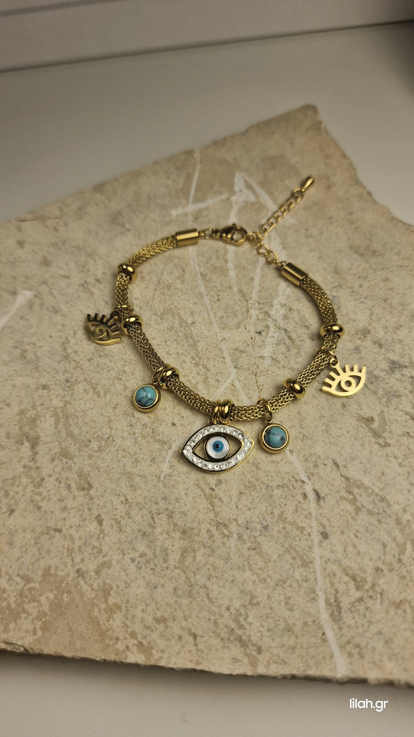 Ατσάλινo βραχιόλι Boho