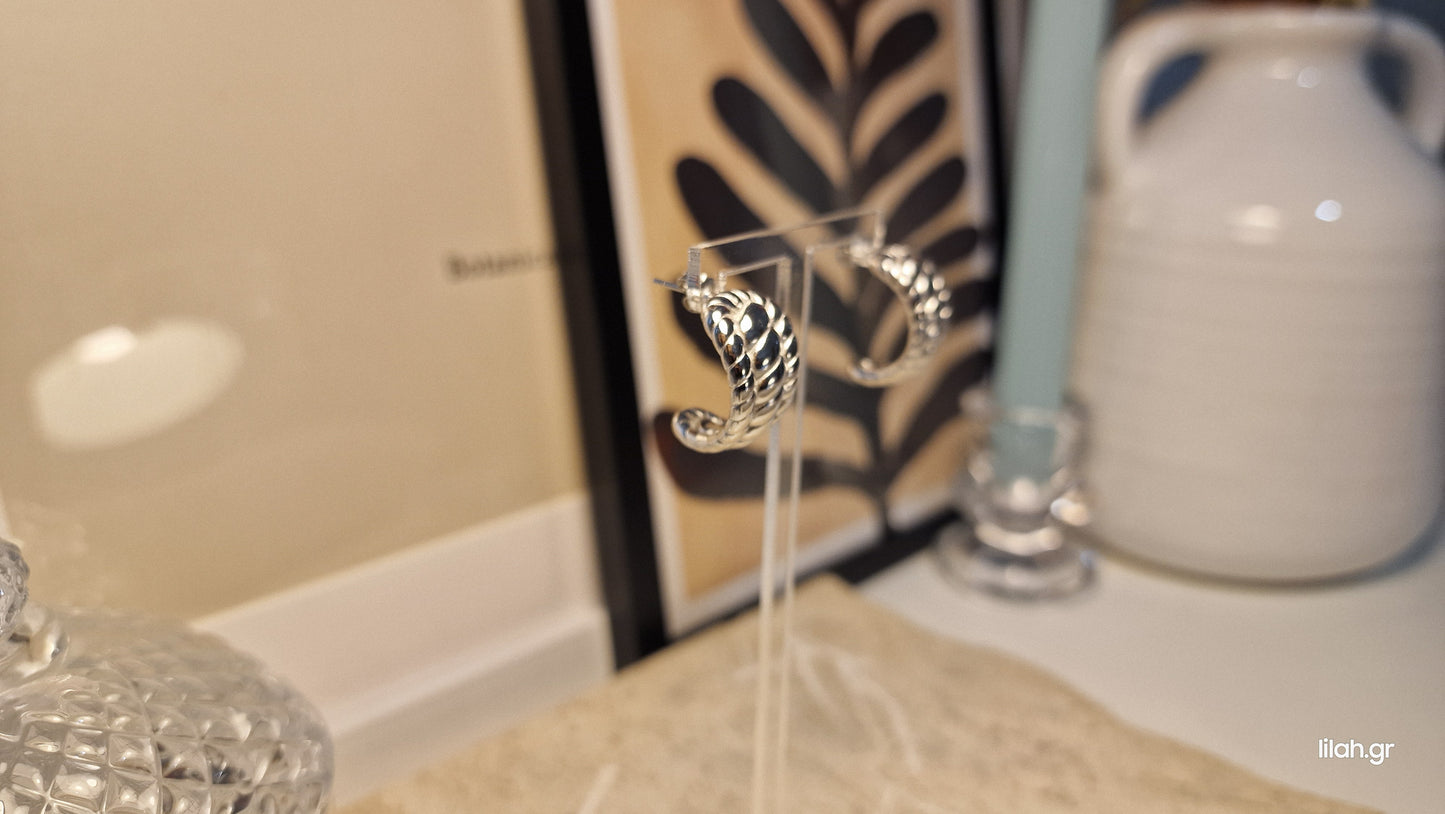 Cora ατσάλινα σκουλαρίκια