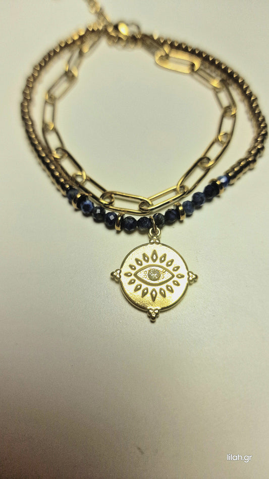 Βραχιόλι ανοξείδωτο ατσάλι #145