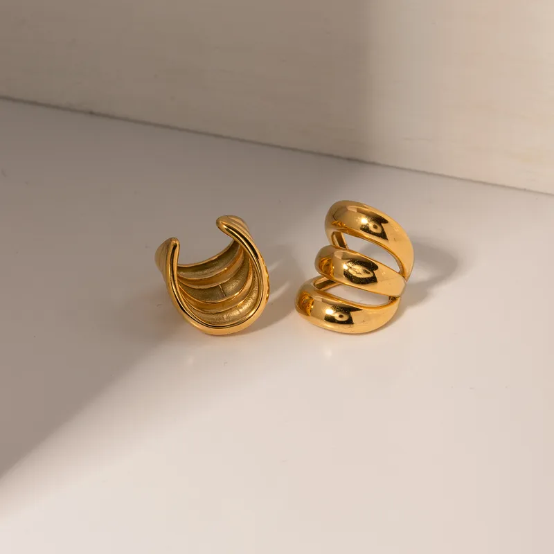 Ear cuffs από ανοξείδωτο ατσάλι LH1058